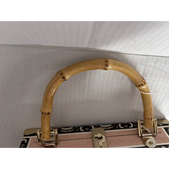 Cigar Box Jackpot Purse Cards Dice Gambling Las Vegas Purse top handle - Picture 10 of 16